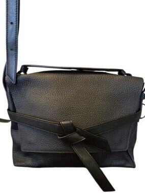 AllSaints Black Pebbled Leather Cami 3 Way Bag w/ Dustbag In EUC